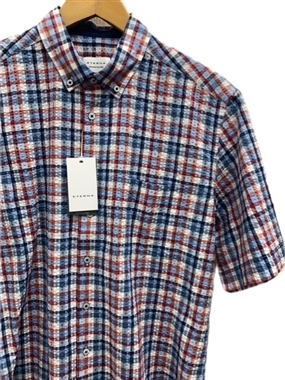 Eterna 2588 CS17 SS Check Shirt