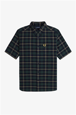Fred Perry M9627 Oxford Tartan SS Shirt