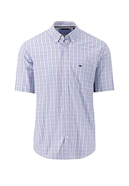 Fynch Hatton Superfine 14035031 Combi Check - Dusty Lavender