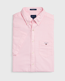 Gant Regular Oxford Shirt SS - Light Pink