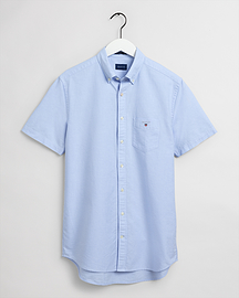 Gant Regular Oxford Shirt SS - Capri Blue