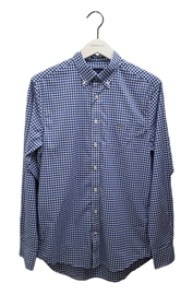 Gant The Broadcloth Gingham Shirt College Blue