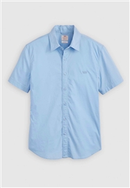 Levi's SS Battery House Mark Slim Shirt - Della Robbia Blue