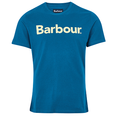 Barbour Logo Tee Aqua