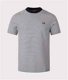 Fred Perry M6581 Fine Stripe Tee - Navy