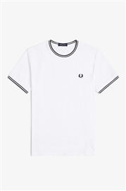 Fred Perry M1588 Twin Tipped T-Shirt - White