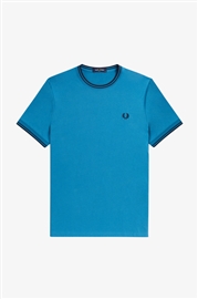 Fred Perry M1588 Twin Tipped T-Shirt - Ocean