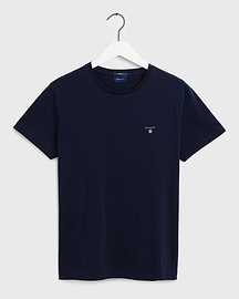 Gant Original SS T-Shirt - Evening Blue