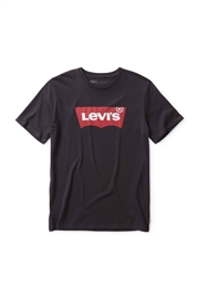 Levi Graphic Set In Neck H215 Tee - Black