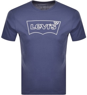 Levi's Housemark Graphic Tee Blue Indigo