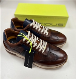 Ambitious Slow Leather Trainer - Cognac