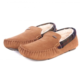 Barbour Monty Slipper Camel