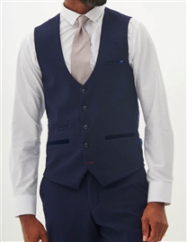 Marc Darcy Bromley Waistcoat - Navy