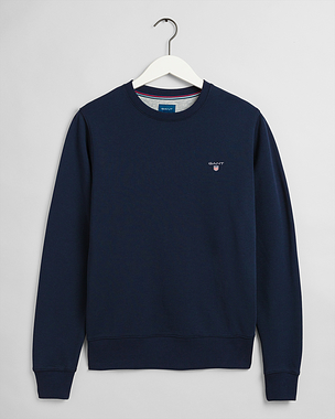 Gant Original Crew Neck Sweatshirt Evening Blue