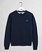 Gant Original Crew Neck Sweatshirt Evening Blue