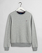 Gant Original Crew Neck Sweatshirt Grey Melange