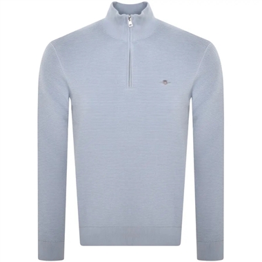 Gant Textured Cotton Half Zip