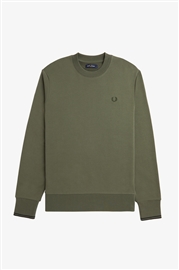Fred Perry M7535 Crew Neck Sweatshirt - Laurel Wreath