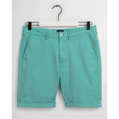 Gant Regular Sunfaded Shorts Green Lagoon