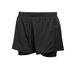 Black 2 in 1 Female Sport Shorts (VN55)