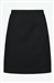 GPS-Plain Black Skirt